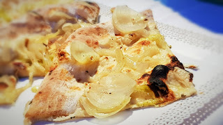 pizza cilentana con cipolla