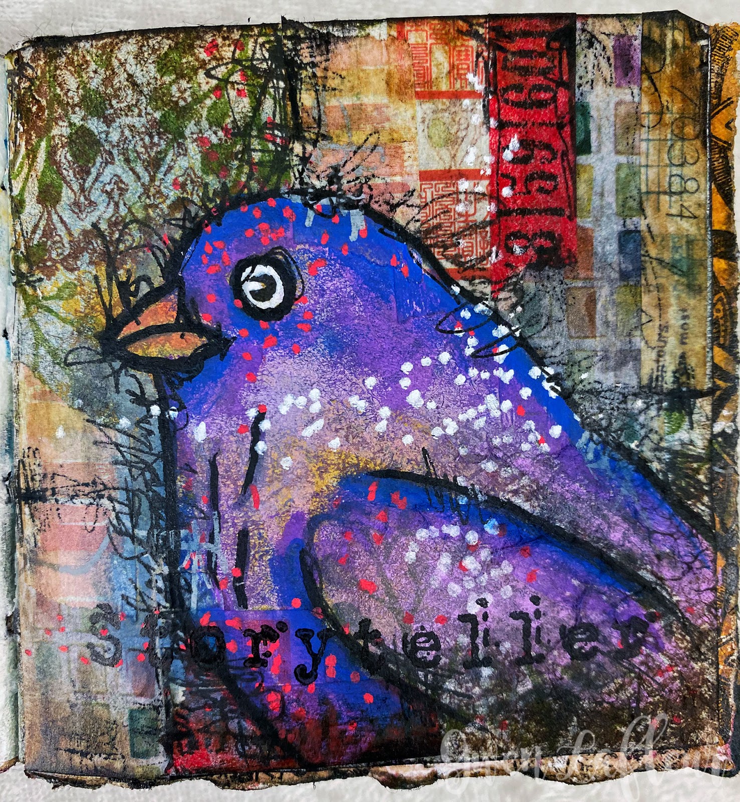 StencilGirl Talk: Art Journaling with Stencils and Posca Paint Pens