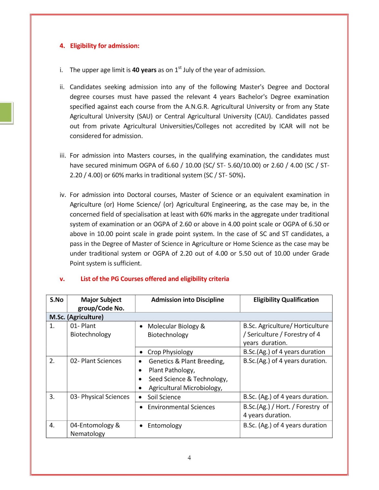 ANGRAU PG PhD Admission 2019 Notification Released,Online Application Form ANGRAU PG PhD Admission 2019 Notification Released,Online Application Form