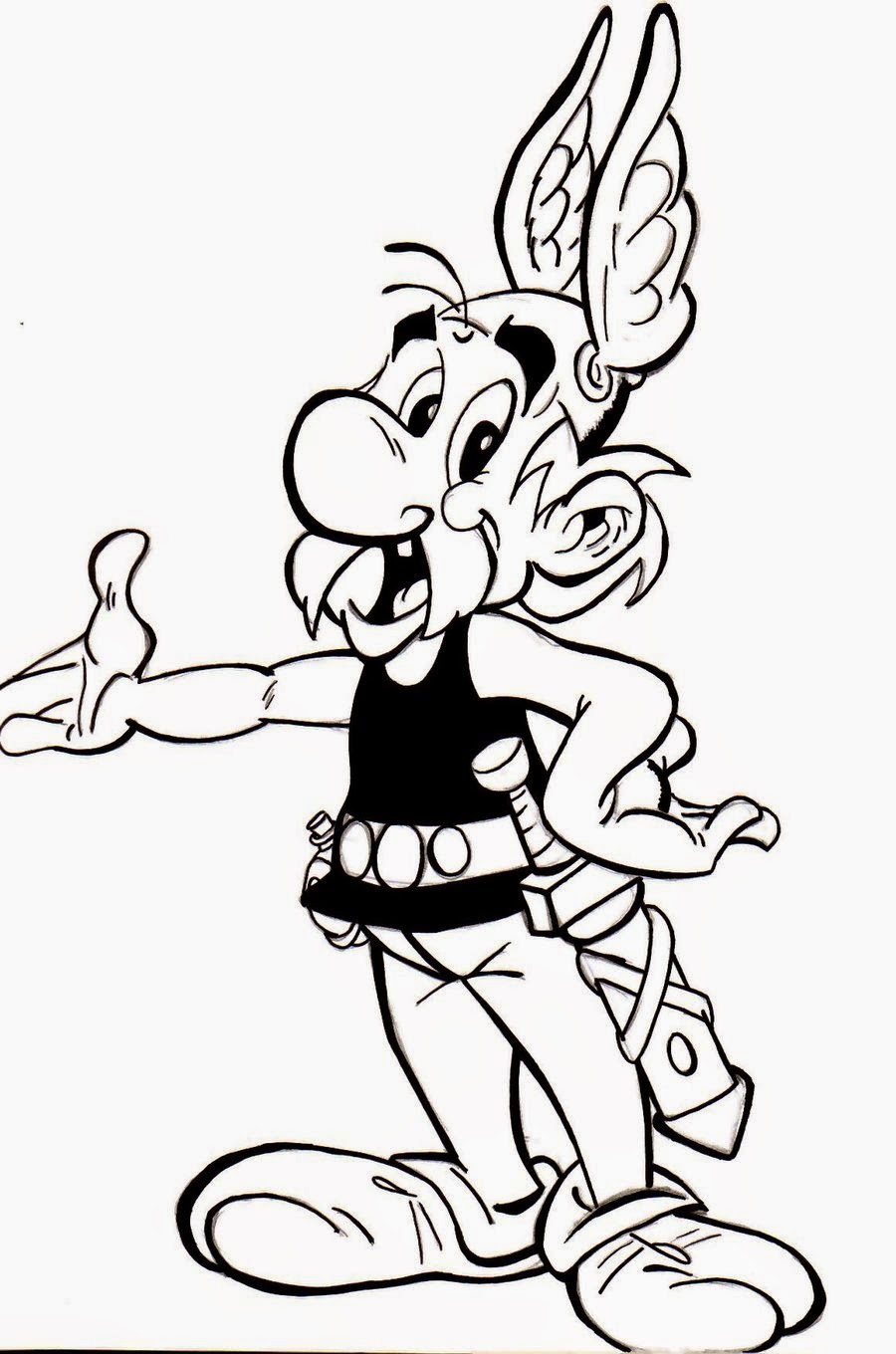 Desenhos para Colorir e Imprimir: Desenhos para Colorir do Asterix