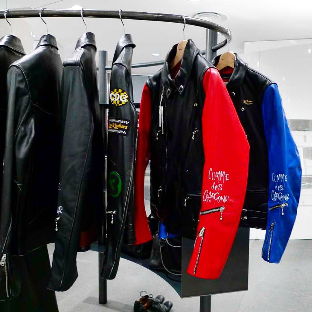 COMME des GARÇONS x Lewis Leathers Back in stock at COMME des GARÇONS AOYAMA ONLY