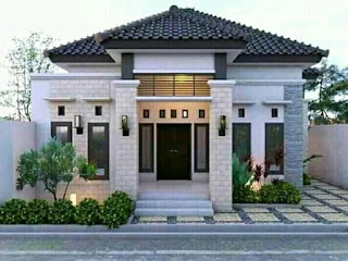 Teras Samping Depan Roster : Desain rumah 9x12 dengan 2 teras samping