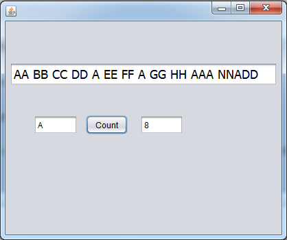Java Count Character Occurrence - C#, JAVA,PHP, Programming ,Source Code