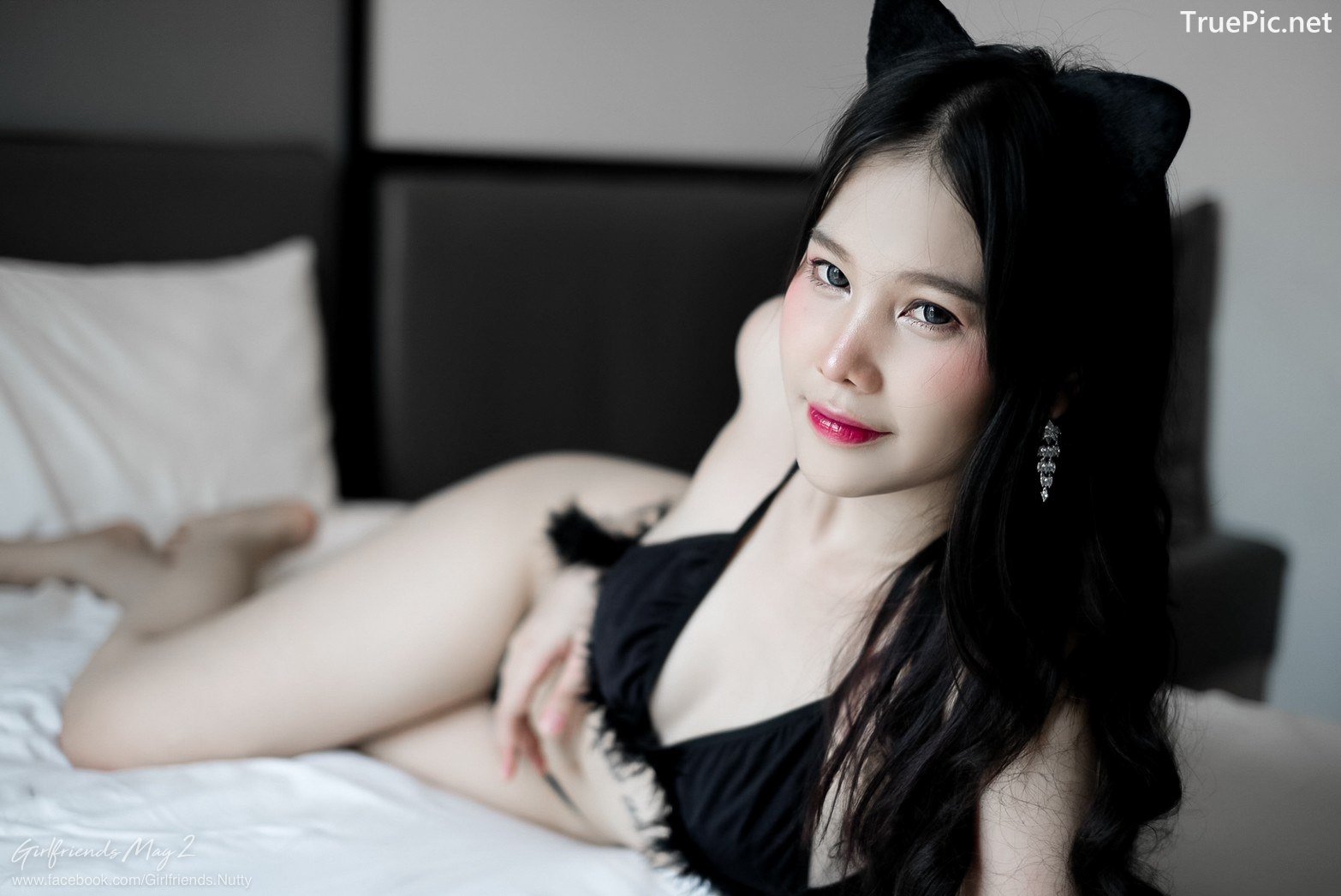 Image Thailand Model - Chanunshida Phuangsombut - Sexy Black Cat - TruePic.net - Picture-11