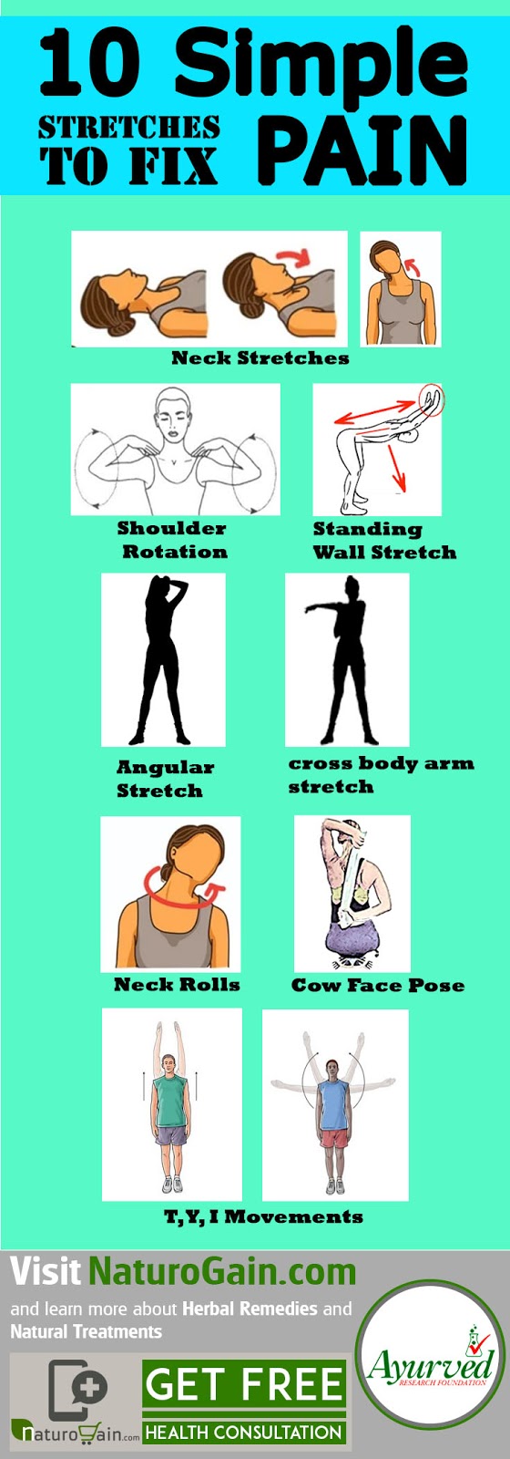 10 Shoulder Stretches for Pain, Herbal Treatment for Frozen Shoulder