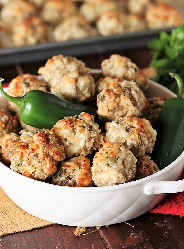 Jalapeno Pepper Jack Sausage Balls The Kitchen is My Playground