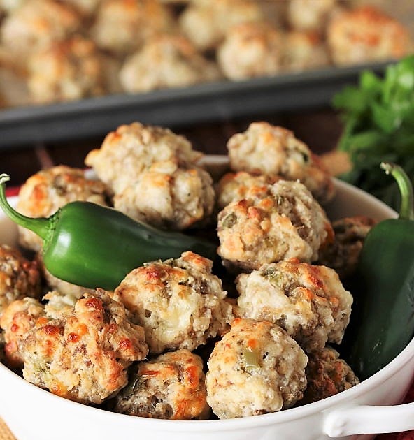 Jalapeno Pepper Jack Sausage Balls The Kitchen is My Playground