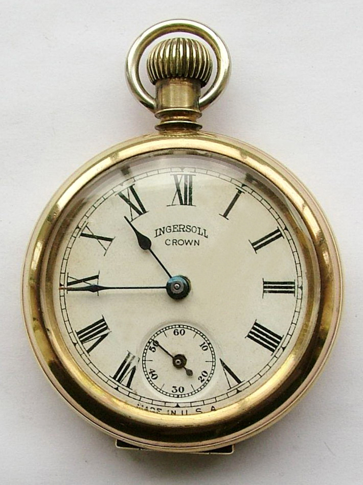 Friends Of Ingersoll 1930's Crown Pocket Watch