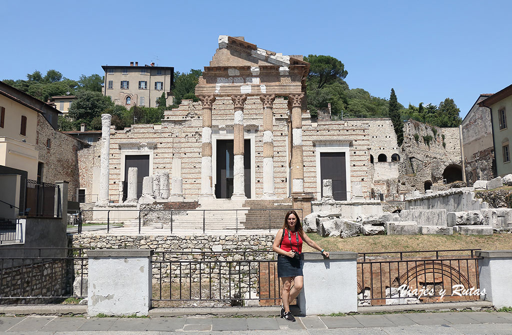 Área arqueológica romana, templo capitolino de Brescia