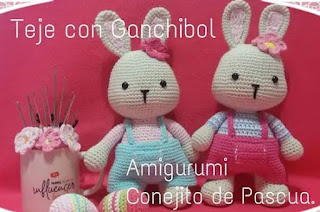 PATRON GRATIS CONEJO DE PASCUA AMIGURUMI 49860 🐰