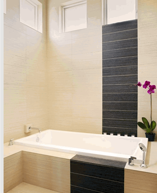 To da loos: Fresh bathroom tile design idea