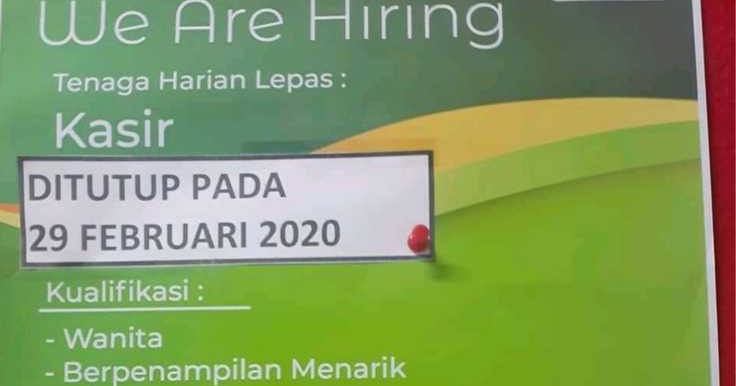 Lowongan Kerja Yogya Group Bandung 2020 Posisi Kasir 2021