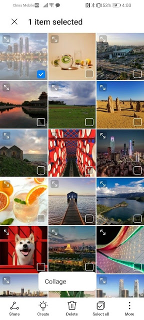 HUAWEI Y9a’s EMUI 10.1 comes with a Collage feature HUAWEI Y9a’s EMUI 10.1 comes with a Collage feature