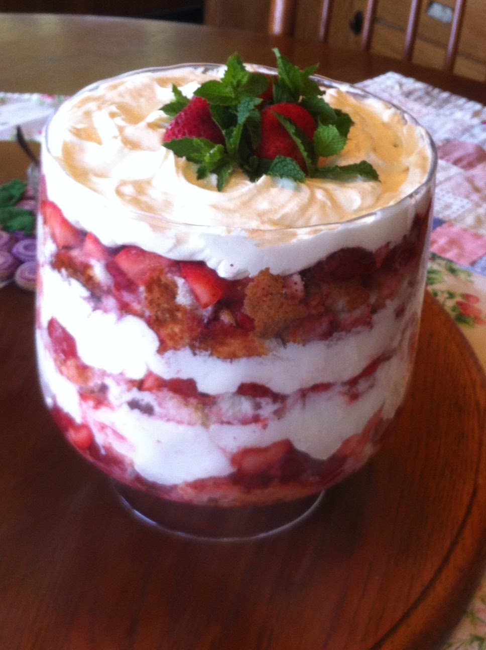 Heart of the Home Strawberry Trifle