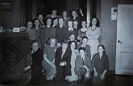 Klassenavond klas III A bij Wietse Hingst in 1947-1948