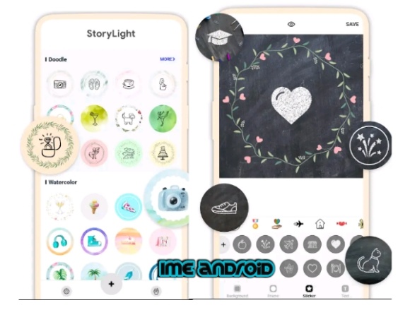 Membuat sampul sorotan ig