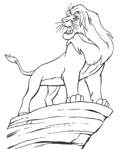 Best Free Printable Roaring Lion Pages
