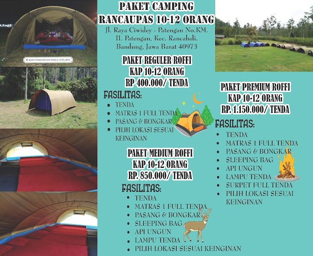 Paket Camping Ranca Upas Termurah