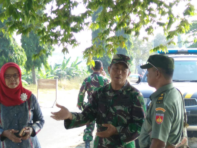 Danramil Selalu Koordinasi  Dalam Pengerjaan TMMD Reg 105 