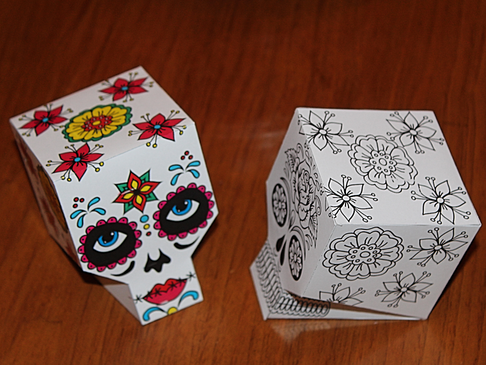 Me Encanta Escribir En Espanol Calavera De Papel En 3d