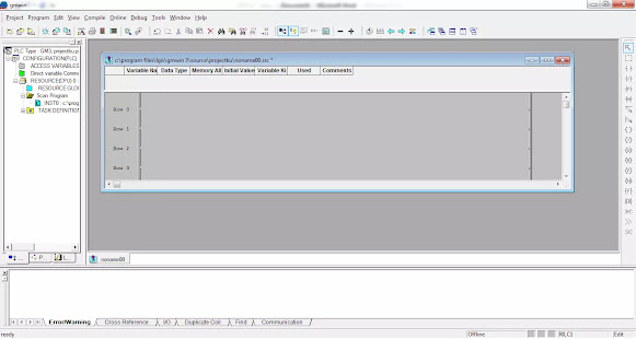 Membuat Program Input Output Menggunakan PLC dan GMWIN Membuat Program Input Output Menggunakan PLC dan GMWIN