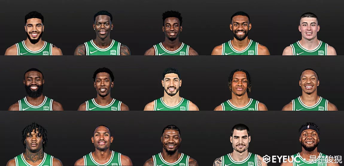 NBA 2K22 Boston Celtics Headshots Portraits Pack 20212022 Update by Wu