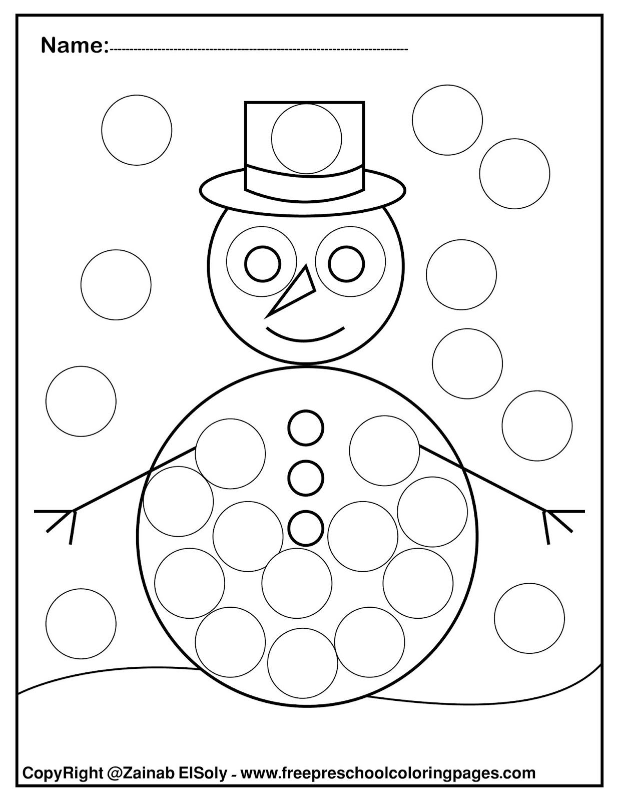 Dot Marker Printable Dot Marker Printable