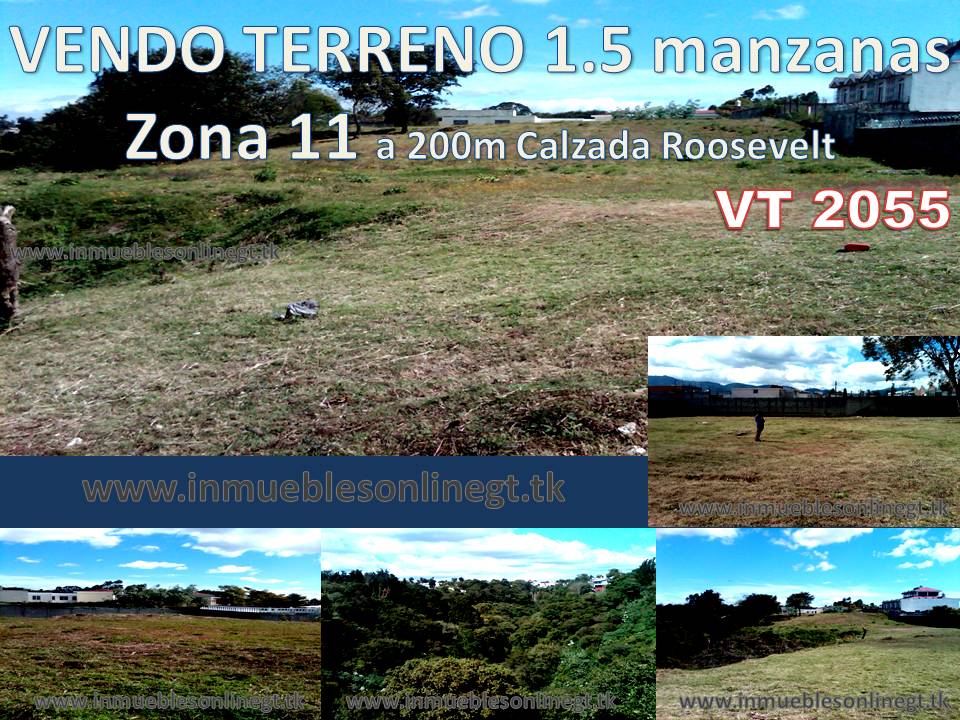 FINCAS GT * FARMS AND LAND FOR SALE GUATEMALA VENDO TERRENO URBANO ZONA 11 Guatemala