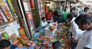 Green firecrackers sadar bazaar
