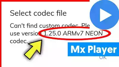How to fix Mx Player Can't Find Custom Codec or EAC3 not supported Problem Solved