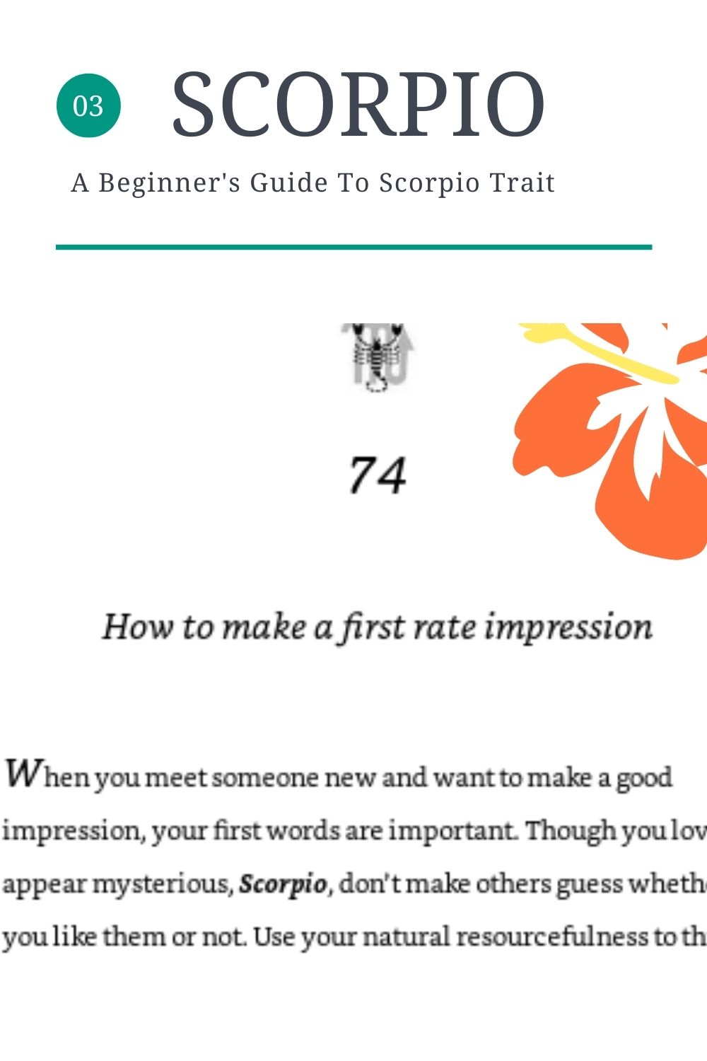 What a scorpio man needs picture