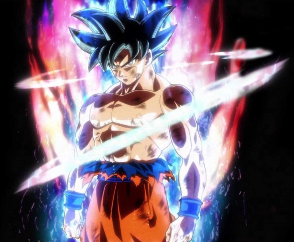 Goku's Ultimate Form: Blue Kaioken with White Hair - wide 8