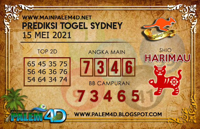 Prediki Sydney 15 Mei 2021 Prediksi Togel Jitu