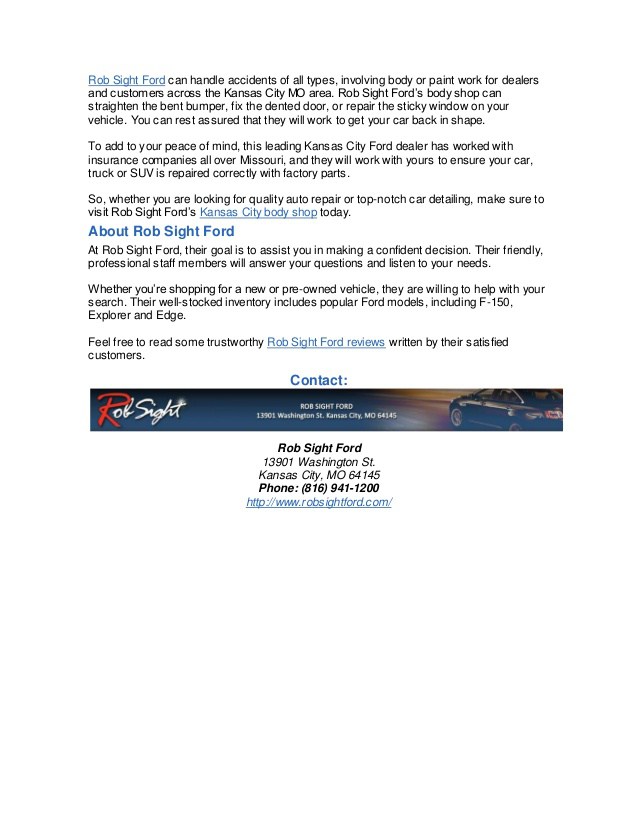 Ford Kansas City Assembly Plant Body Shops In Kansas City City