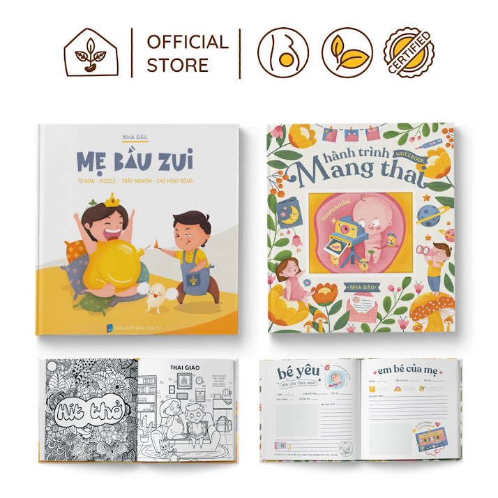 [A116] Mẹ Bầu Zui: Sách hay kết nối tình cảm Mẹ và Con