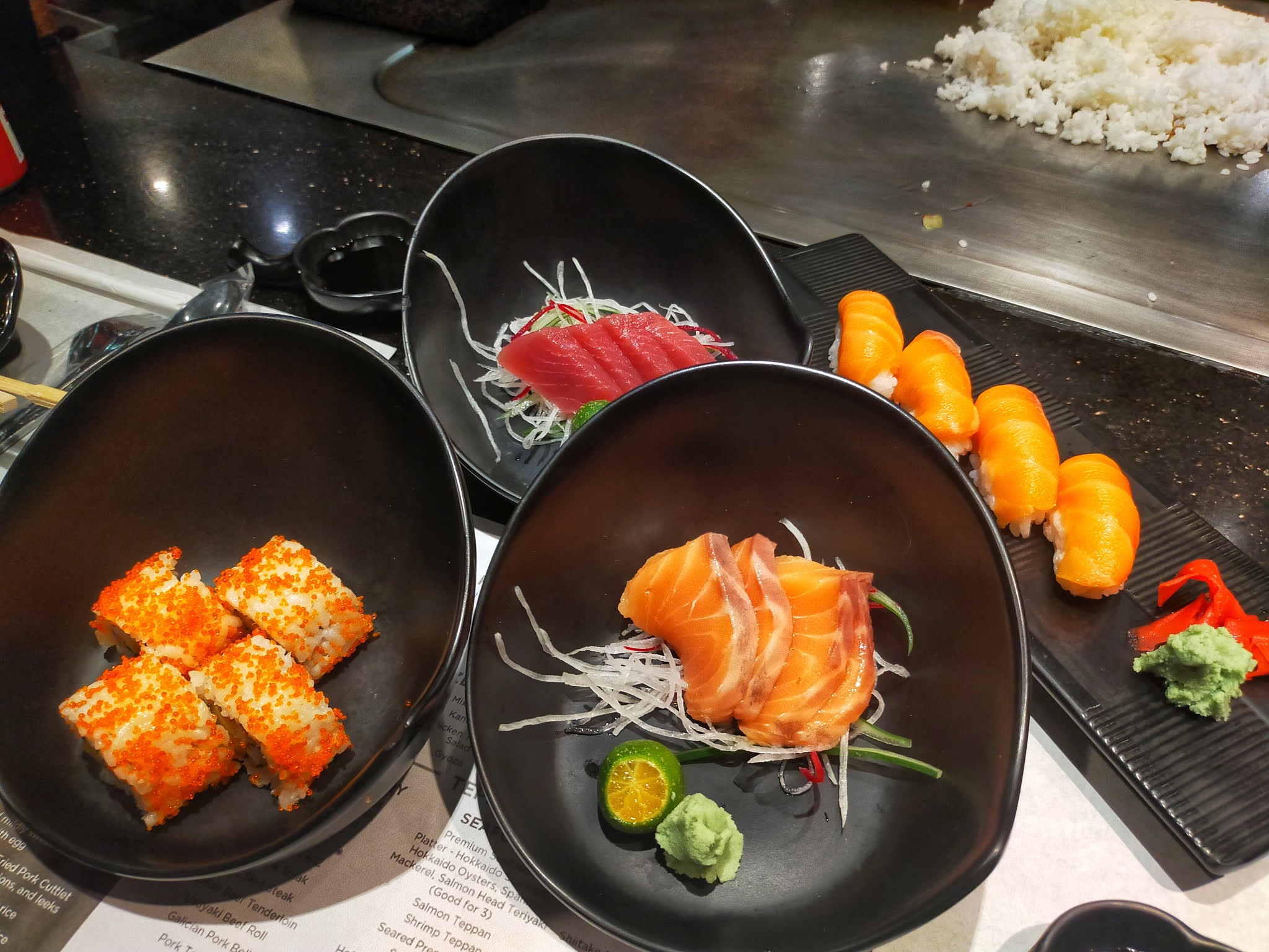 Teppanya Sushi and Sashimi Selection