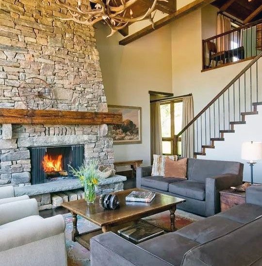 Stone Wall Decor Living Room