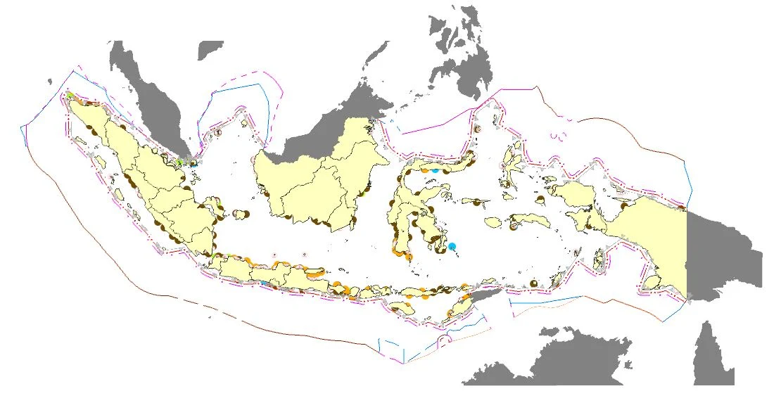 Rencana Tata Ruang Laut Nasional Format Shapefile (SHP)