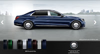 Màu ngoại thất Mercedes Maybach S560 4MATIC 2019 Mercedes Maybach S560 4MATIC 2019 màu Xanh Cavansite 890