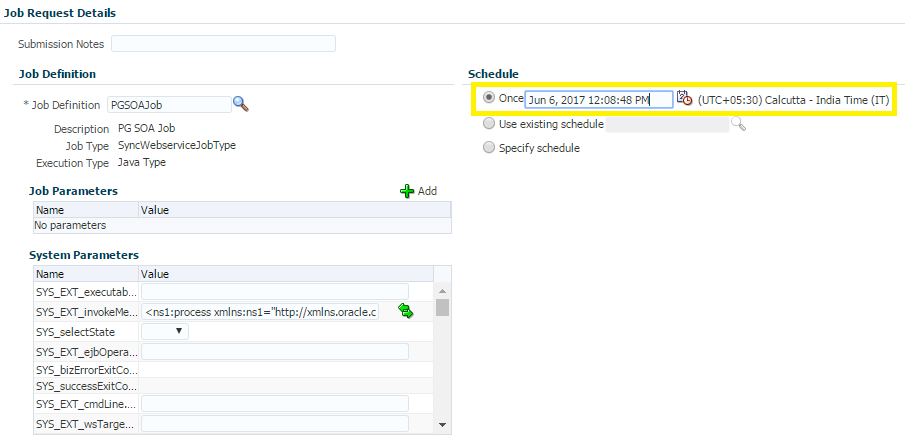 PG's Oracle SOA/OSB Tech Blog: Using Oracle Enterprise Scheduler ...