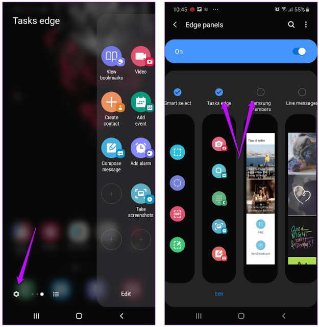 Cara Aktifkan Panel Samping Samsung Galaxy Note 10 | Android Epic