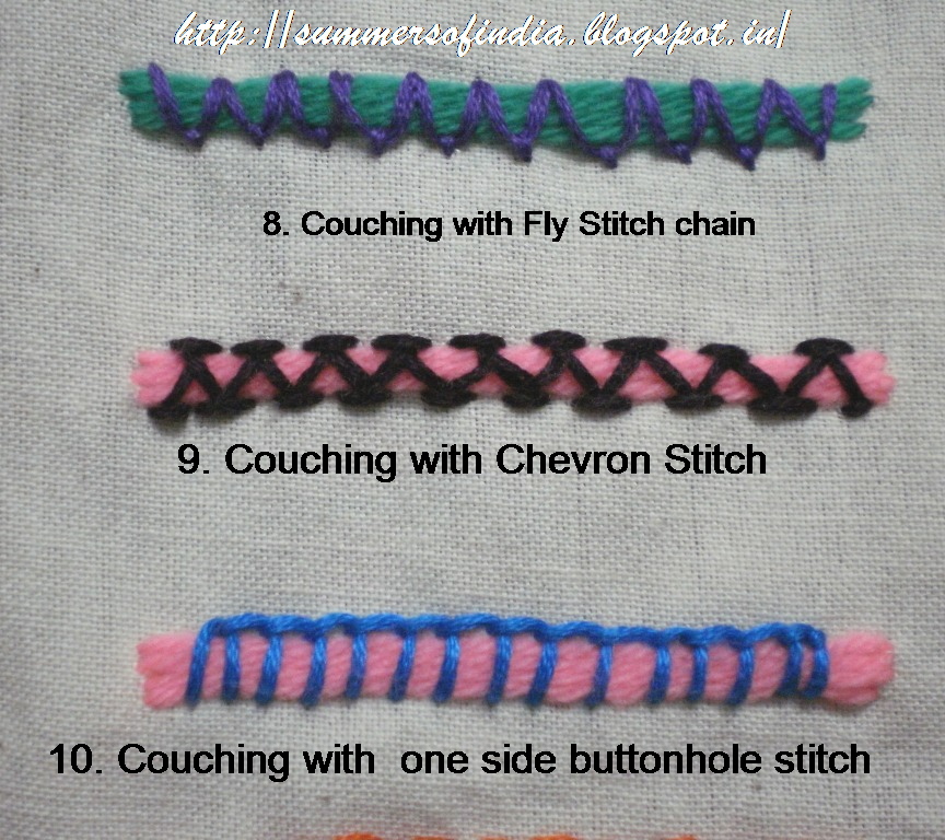 SummersofIndia Couching Stitches1