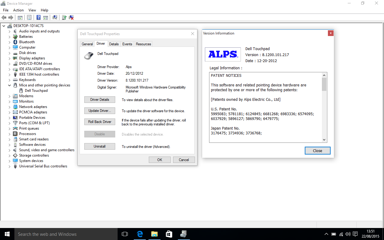 Probleme touchpad windows 10 Astucesinformatique