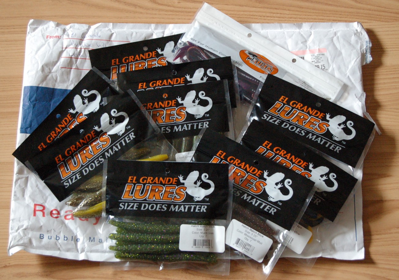 Bass Junkies Fishing Addiction El Grande Lures.. Sizes Does Matter