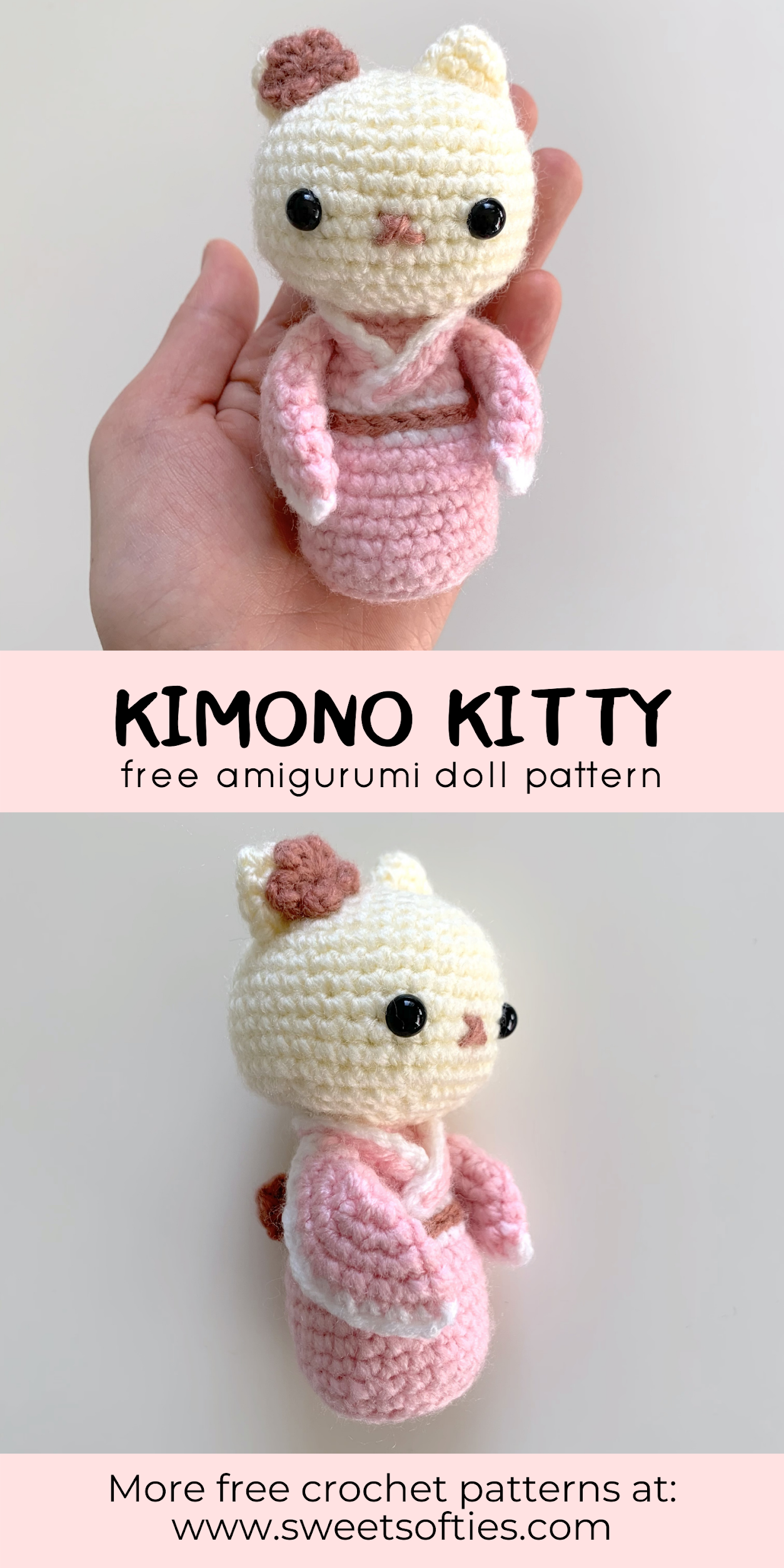 Kimono Kitty Doll · Free Amigurumi Crochet Pattern Sweet Softies
