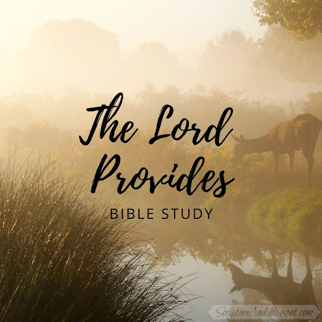The Lord Provides Bible Study | scriptureand.blogspot.com