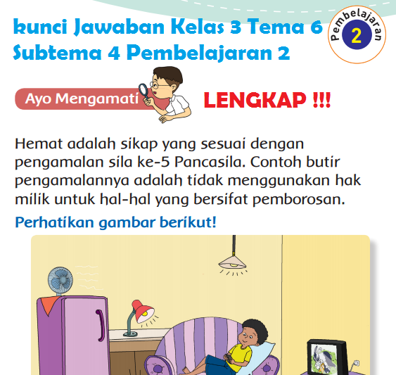 Kunci Jawaban Kelas 3 Tema 6 Subtema 4 Pembelajaran 2 Kunci Jawaban Lengkap Dan Terbaru Simplenews