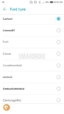 Ubah Font Asus Zenfone