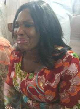 woman crying buhari victory