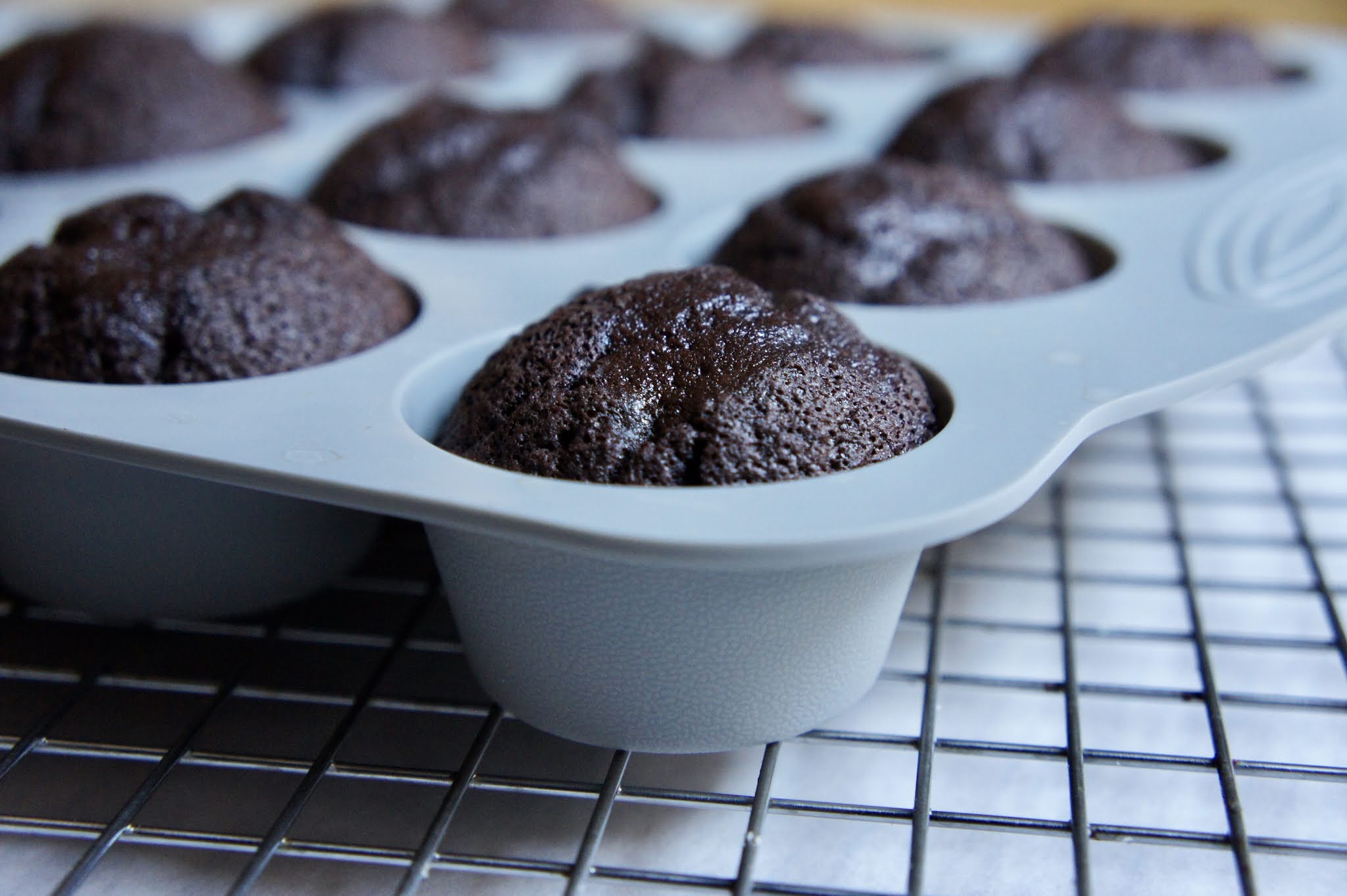 REZEPT: glutenfreie Schokoladen-Cupcakes ♥ Ein glutenfreier Blog